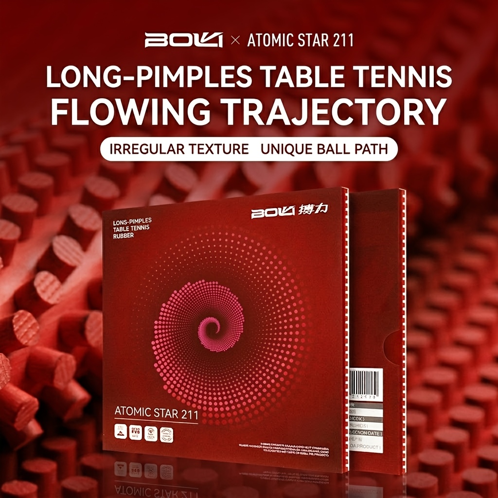 Table Tennis Grip - Boli Table Tennis Long Pips Rubber,