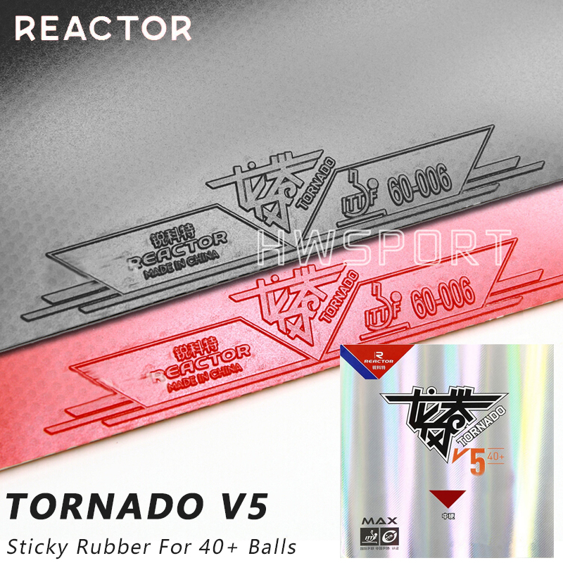 Table Tennis Grip - REACTOR Tornada V5 Table Tennis Rubber