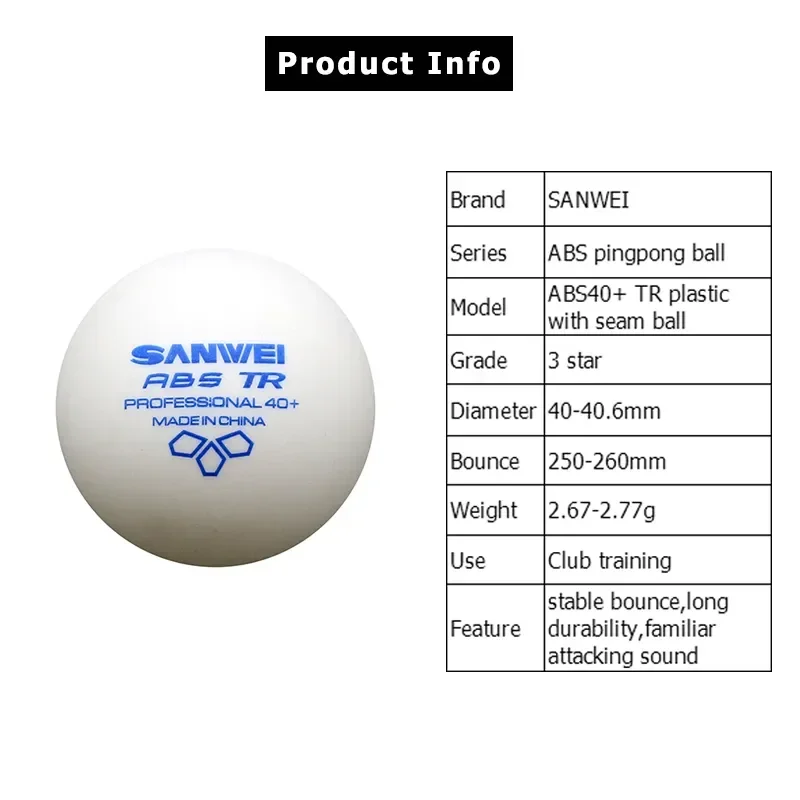 SANWEI-ABS TR 3 Star Table Ten - Table Tennis How To Play recensione e prezzo