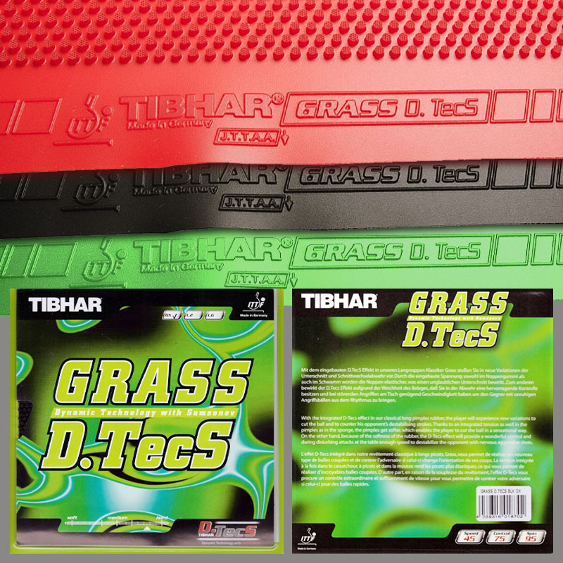 TIBHAR Grass D.TecS Table Tenn - Table Tennis Grip recensione e prezzo