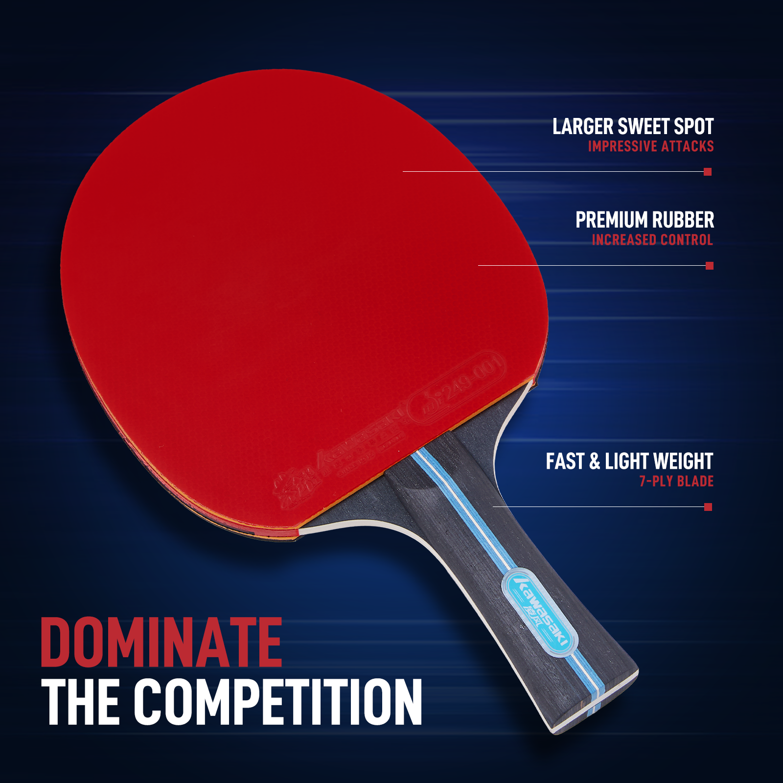 Kawasaki Table Tennis Equipmen - Table Tennis How To Play recensione e prezzo
