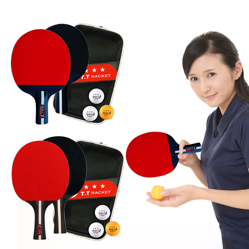 Table Tennis Racket 2 Rackets  - Table Tennis How To Play recensione e prezzo