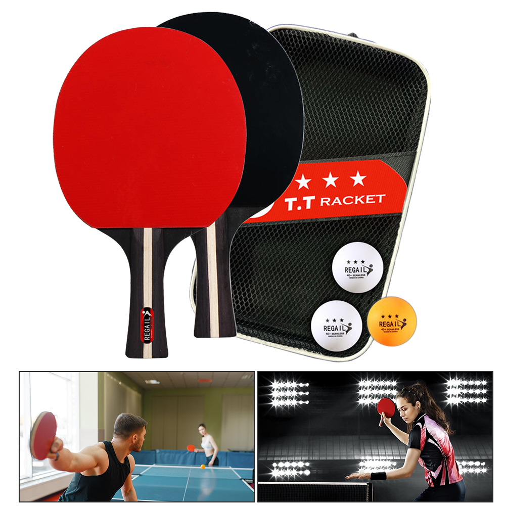 Table Tennis Racket 2 Rackets  - Table Tennis How To Play recensione e prezzo