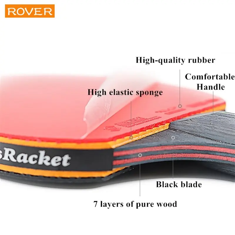 5/6 Star Table Tennis Racket 2 - Table Tennis How To Play recensione e prezzo
