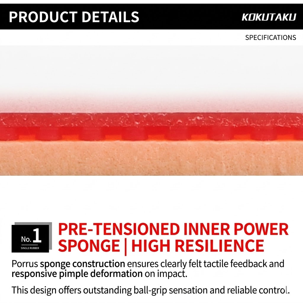 Kokutaku Sakura 868 Rubber Set - Table Tennis Grip recensione e prezzo