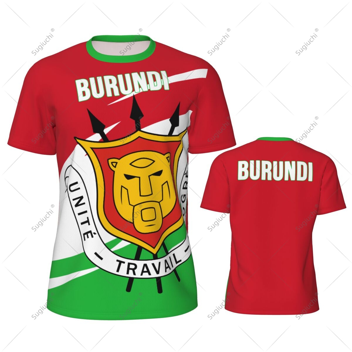 Burundi Flag Men Sports T-shir - Table Tennis Men recensione e prezzo