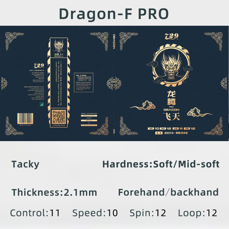 Friendship 729 Dragon F PRO L  - Table Tennis Pro recensione e prezzo