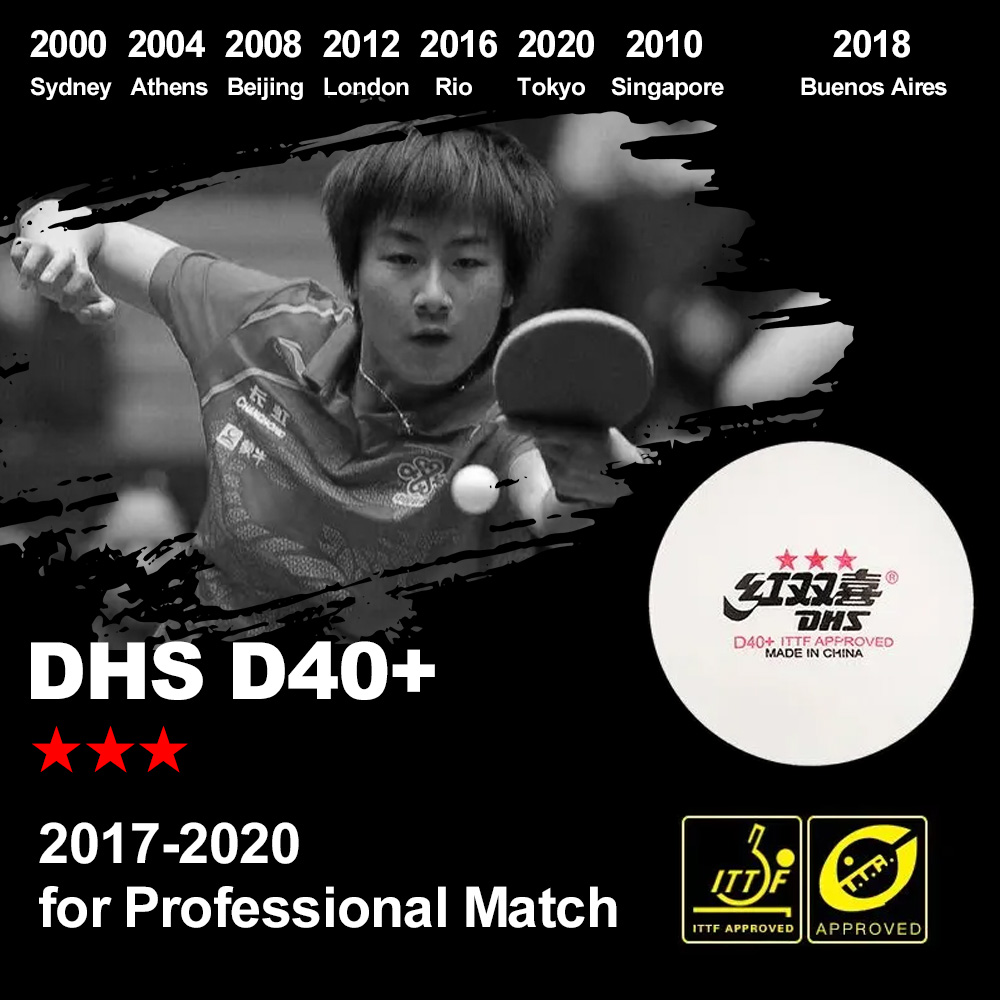 DHS D40+ DJ40+ Ping Pong Balls - Table Tennis How To Play recensione e prezzo